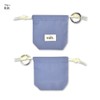 Aventura avventura0047 Drawstring Pouch, Palm Size, Drawstring Bag with Carabiner,