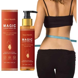 Body Firming Oil With Natural Oils–Hydrating & Tightening Skin Oil For Arms, Legs, Stomach & Full Body | Nourishes Skin, Reduces Fine Lines, Improves Elasticity | Fast-Absorbing, Non-Greasy -2PCS