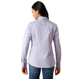 ARIAT Women's Team Kirby Stretch Shirt, Sweet Lavender, XX-Large