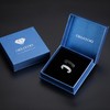 OHAYOO Eheringe 925 Sterling Silber Paar Ringe Partner Freundschaftsring Unendlichkeits