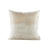 THE-TINOART Throw Pillow Covers Accent White Gold Cushion Cover Luxury