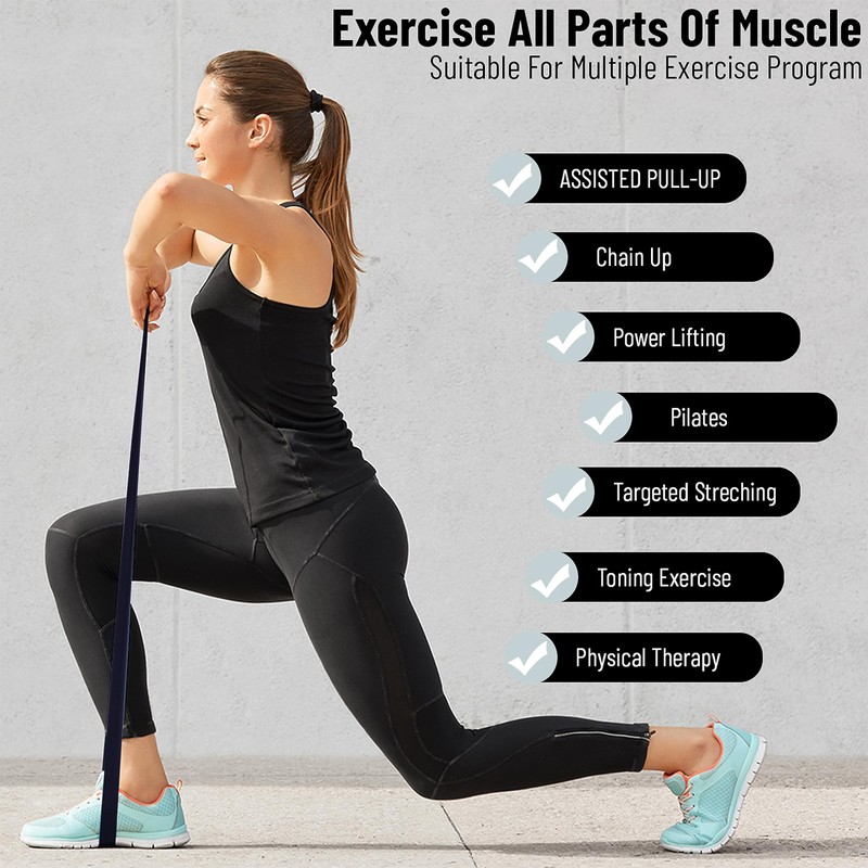 Everlast Latex Resistance Band 208X6.4X0.45 Cm Pur