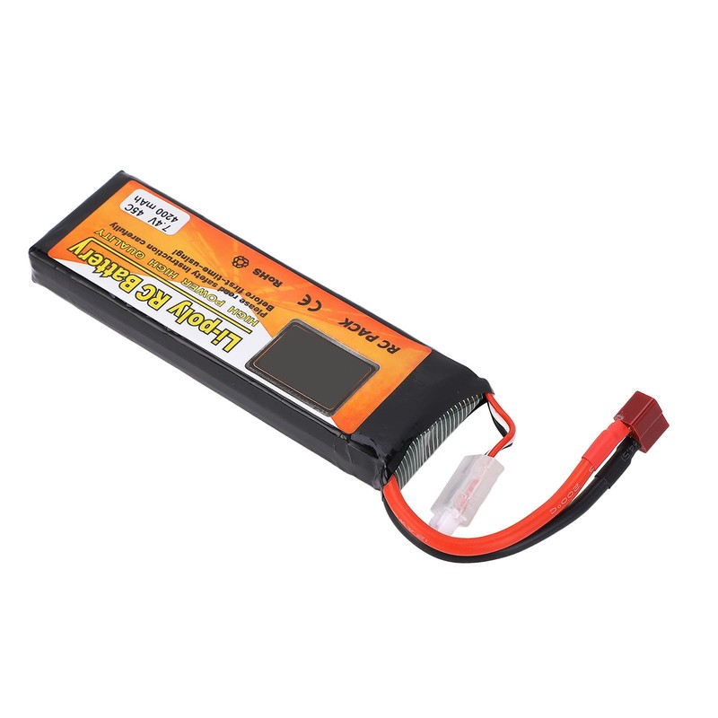 Drone Lithium Battery 7.4v 4200mah 45C 2S Lipo Battery with