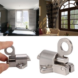 DEWIN Door Bolt Window Gate Security Pull Ring Spring Bounce Door Latch Aluminium Latch Lock