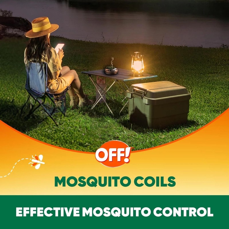 OFF! Backyard Mosquito Repellent Coil Refills, Perfect for Outdoor Patios...