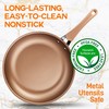 NutriChef 10'' Durable Medium Fry Pan-Non-Stick High-Qualified Cookware, Induction PTFE/PFOA/PFOS-Free