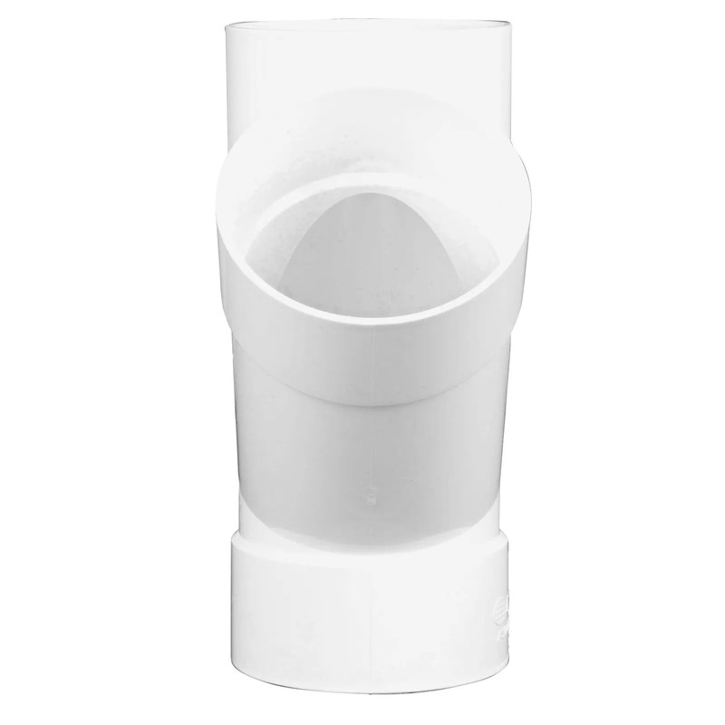 NDS 3P08 3-Inch PVC 45 Degree Wye Hub x Hub,