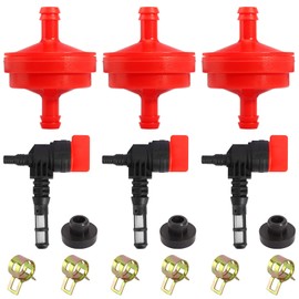 LIYYDS 3Pcs Fuel Valve Petcock Compatible with Craftsman Snapper Troy-Bilt 3250 3500 3550 3750 5000 5250 5500 5600 6200 7500 8000 Watt Portable Generator 2500 2700 2900 PSI Pressure Washer