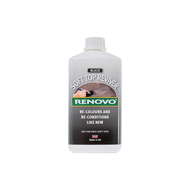 Renovo Soft Top Reviver - Black (500ml)
