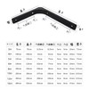 Homeme L-shaped Mount Bracket, Stainless Steel, Load Capacity 25-75KG, Set