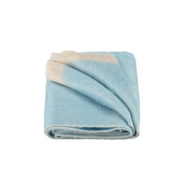 Alpaca Loca Double Sky Blue/Beige Scarf, Blue, One Size, blue, One Size