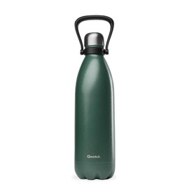 Qwetch - Roc Thermos Flask - Army Green 1 L - 24 hours cold and 12 hours warm - waterproof, BPA-free & reusable