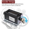 Lelukee 5 Digit Mechanical Counter,D67-F 0-99999 5 Digit Manual Tally,Resettable