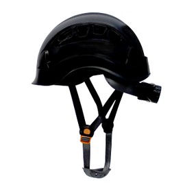 RK-SAFETY Adjustable ABS Climbing Helmet, 6-Point Suspension, Designed for Climbing, Riding and Construction-Black