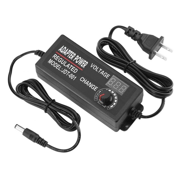 Yosoo- Adaptador de Corriente Ajustable AC/DC Fuente de alimentación antisinterferencia
