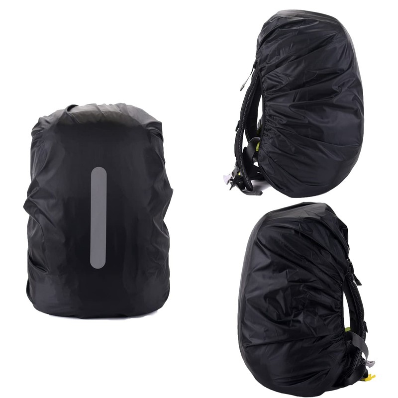 MOPHOEXII 2 Pack Waterproof Rain Cover for Backpack, Backpack Rain