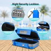 BKNOOU Portable Safe with Removable Chain, Anti-Theft Beach Safe Box,