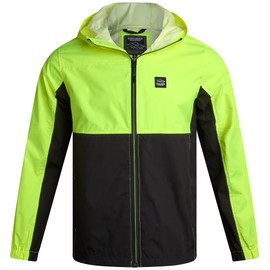 Bass Creek Outfitters Men's Hi Vis Hoodie - Water Resistant Reflective High Visibility Safety Work Jackets (Sizes: M-XXL), Size XX-Large, Yellow