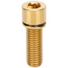 Alomejor 4-Piece Bicycle Handlebar Shaft Bolts, Hex Socket Screws Made