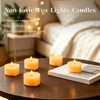 UGBEM Beeswax Tea Light Candles Bulk 6 Hour Non Toxic