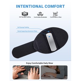 SARDVISA Trigger Finger Splint, 2 Pcs Single Strap Knuckle Immobilization Support Brace Fits for Thumb and Pinky Finger Pain, Finger Straightener for Arthritis, Mallet, Injury and Sprain