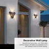 LED Wall Light 3W 3LED Three Sided Luminous Design Waterproof