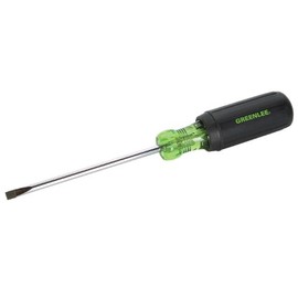 Greenlee 0153-25C Screwdriver, Heavy Duty, Cabinet Tip 1/4" x 4"