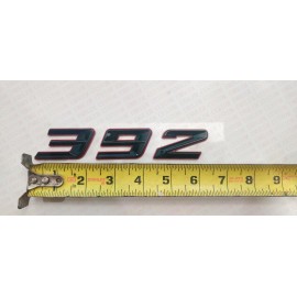 Unbranded 392 EMBLEMS Badge Black  Fit For Chrysler Dodge Jeep SRT 6.4L 392 HEMI