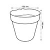 elho Loft Urban Green Wall Pot Single 15 - Flower