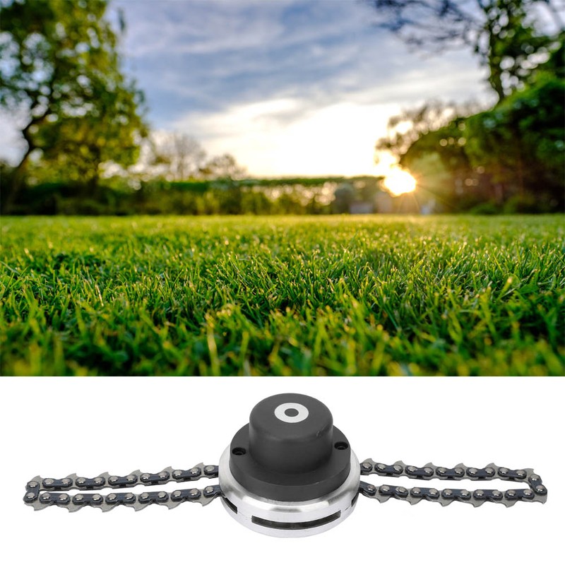 Lawn Mower Trimmer Head Coil Chains Brushcutter Garden Grass Trimming