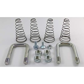 USAReplacementparts 1900-2-1600 Replacement | Safety Chain Trailer U-Bolt Kit for B&W Gooseneck Turnover Ball Hitches | Trailer Powder Coated Alloy Steel U-Bolt Hitch - Made in USA