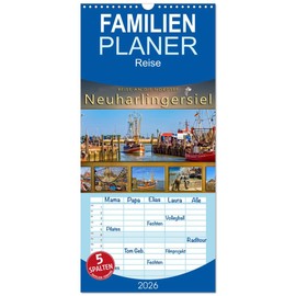 Family Planner 2026 - Journey to the North Sea - Neuharlingersiel with 5 Columns (Wall Calendar, 21 cm x 45 cm), Calvendo: The Photo Artist Peter Roder ... Port Neuharlingersiel (CALVENDO Natur)