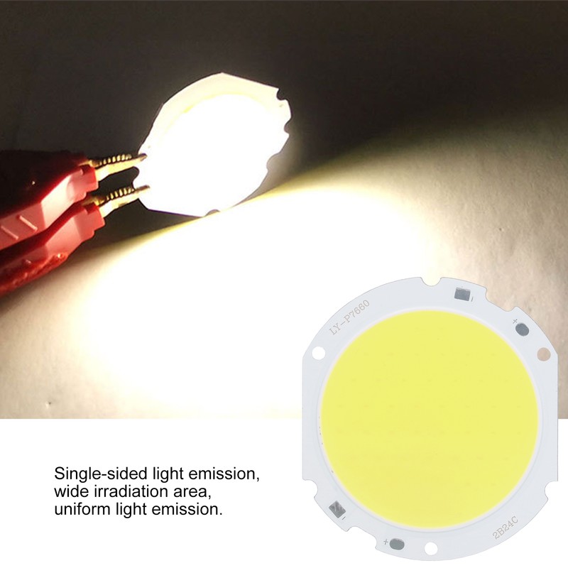 4PCS 75mm Round COB Lamp Bead High Power LED Chip