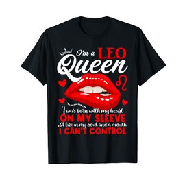 Leo Queen I'm Stronger July August Birthday Leo Zodiac Sign T-Shirt