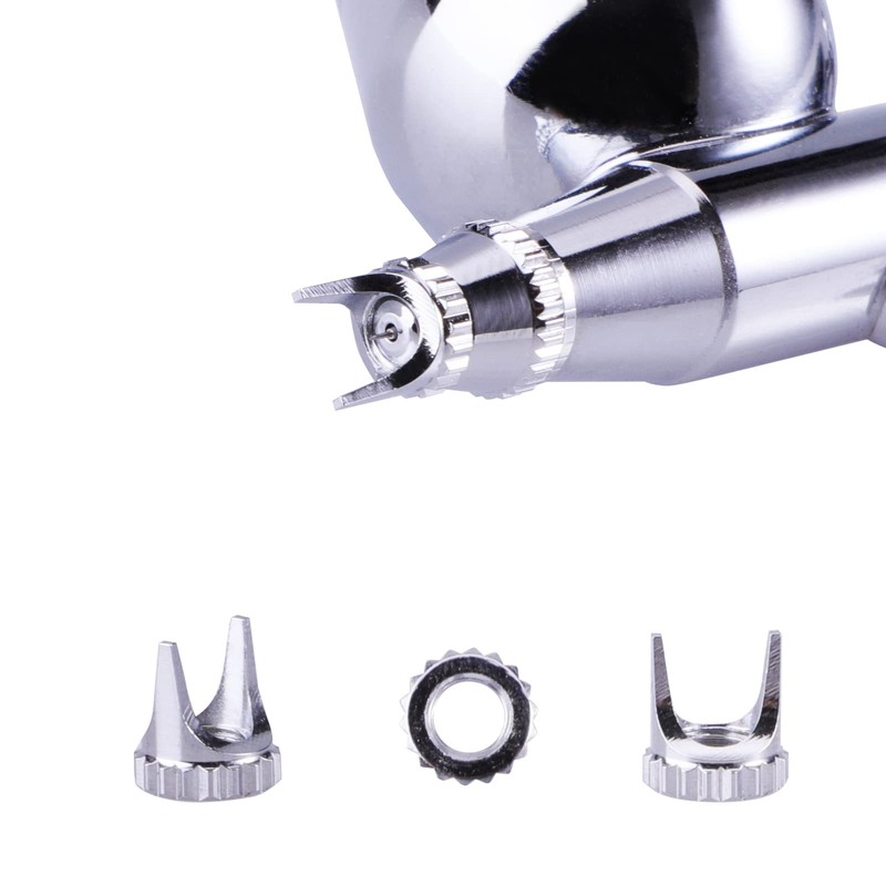 SAGUD 5pcs Universal Airbrush Needle Caps Replacement Accessories