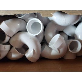 NIBCO QTY 1 PK  NIBCO PVC P TRAP 4885 1 1/2 HUB  X HUB