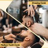 4PCS Professional Comb Set for Women and Men, Wide Tooth