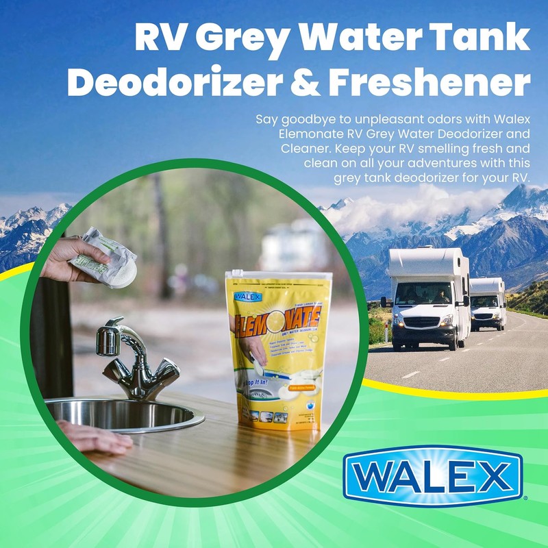 Walex TOI-61776 Elemonate Desodorante de agua gris con gotas, aroma