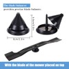 Nialnant 2 Pcs Lawn Mower Blade Sharpener Tool, Two Size