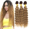 Omber Bundles Honey Blonde Human Hair Bundles T4/27 Blonde Deep