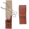 Tenartis 4-Piece Manicure and Pedicure Case Real Leather for Men