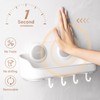 Luxear Shower Caddy, Suction Cup Shower Shelf, No Drilling Powerful