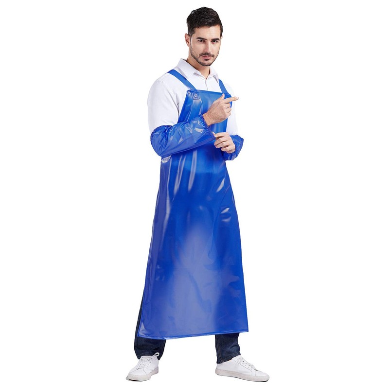 Nanxson Waterproof Apron PVC Double shoulder backpack Adjustable Work Apron