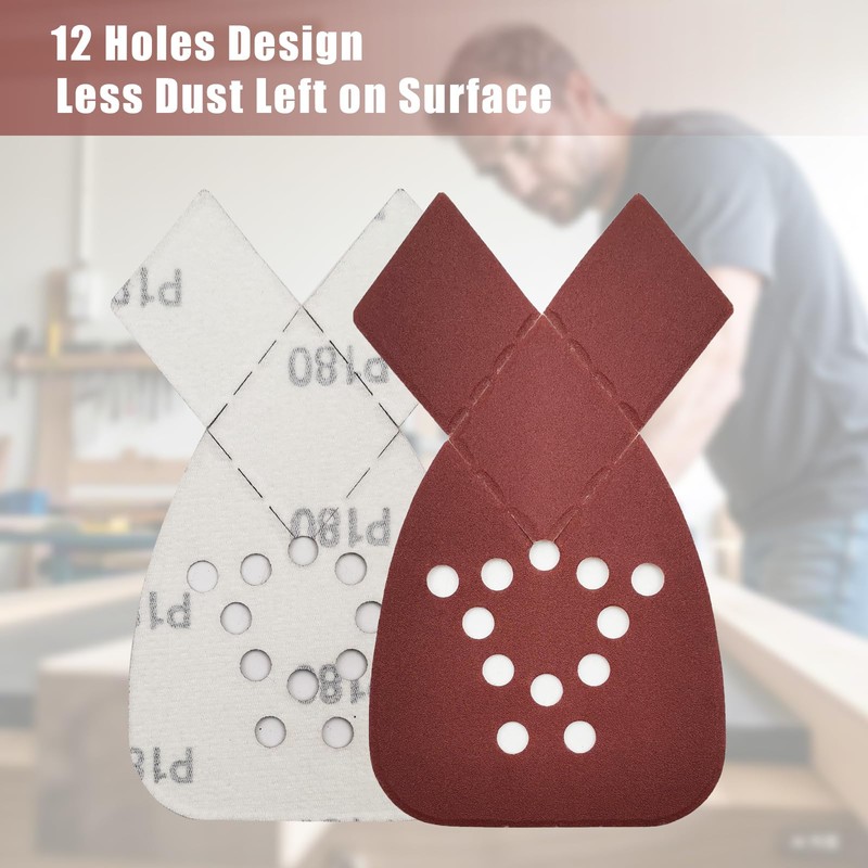 Triangular Sandpaper Mice 95 x 135 mm Pack of 50