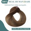 Elailite Clip in Hair Extensions Real Human Hair Remy Hair