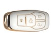 HEYEZQTY - Funda protectora de 4 botones sin llave para
