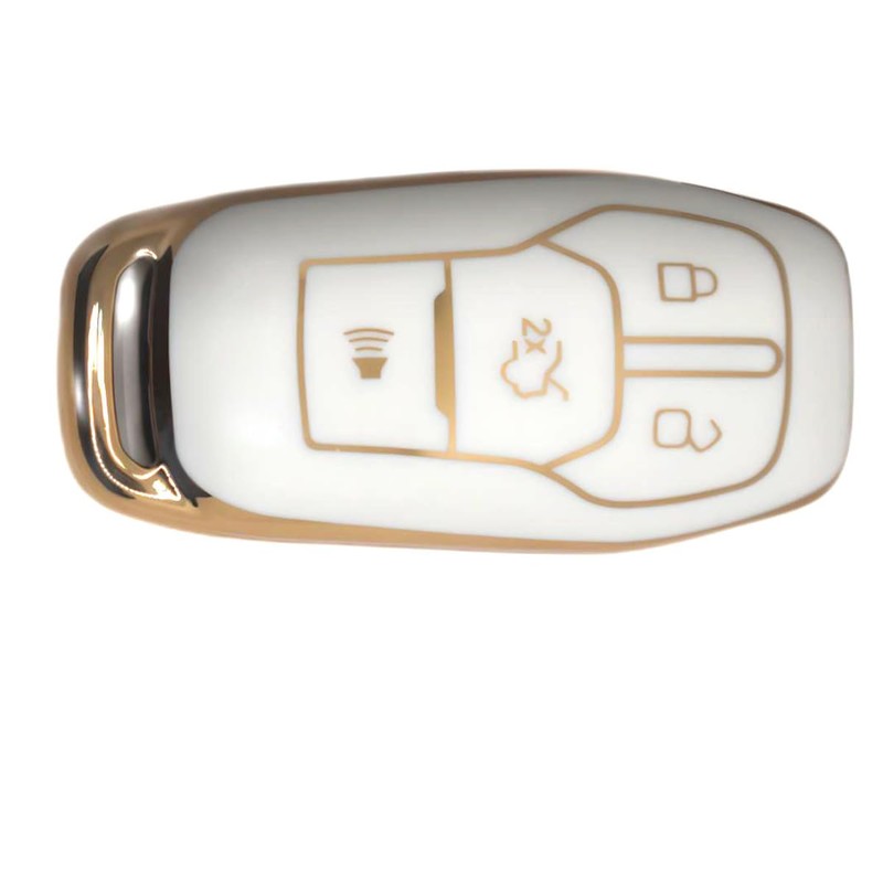 HEYEZQTY - Funda protectora de 4 botones sin llave para