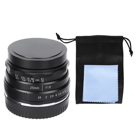NEWYI 25mm F1.8 E Mount Large Aperture Small Wideangle Portrait Lens for Sony A9 A7