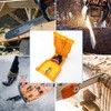 Yetaha Chainsaw Sharpener with 5Pcs Whetstons,Portable Chain Saw Blade Sharpener,