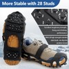 Ice Cleats for Shoes and Boots - 28 Studs Traction